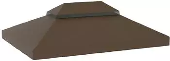 Outsunny Pavillon-Ersatzdach 4 x 3 m (84C-535V00CF)