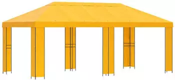 vidaXL Garten Pavillon 6x3m Gelb Polyester und Stahl
