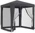 vidaXL Partyzelt mit 10 Mesh-Seitenteilen Anthrazit (9839.4010069)