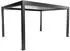 Biohort Pergola 4,5 x 3,5 m mit Lamellendach 460 x 368 cm dunkelgrau-metallic/Lamellen silber