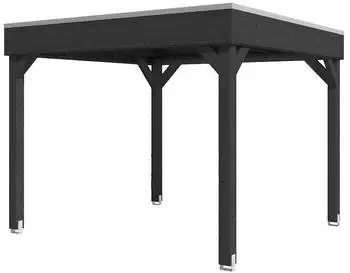 Skan Holz Pavillon Toulouse 302 x 302 cm anthrazit