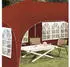 vidaXL Pop-up Partyzelt Terrakotta 575 x 288 x 245 cm Oxford-Stoff mit 4 Seitenwänden (42019897)
