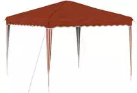 vidaXL Pop-up Partyzelt 288 x 288 x 245 cm Terrakotta Oxford-Stoff
