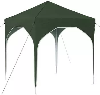 vidaXL Pop-up Partyzelt 194 x 194 x 245 cm Gr&uuml;n ohne Seitenwand (42019816)