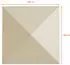Spetebo Pavillon Ersatzdach PVC-Beschichtung wasserdicht 3x3m beige (14851)