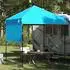 vidaXL Pavillon-Zelt Blau 194x194x251cm Stoff (42007374)