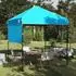 vidaXL Pavillon-Zelt Blau 194x194x251cm Stoff (42007374)