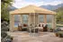 QUICK STAR Pavillon Seitenteile mit Fenster, Polyester, 3x3m, Beige, 2er-Set (48562)