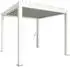 Biohort Pergola 3 x 3 m mit Lamellendach 312 x 312 cm weiß