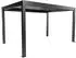 Biohort Pergola 4,5 x 3 m mit Lamellendach 460 x 312 cm dunkelgrau-metallic