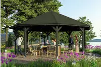 Skanholz Pavillon "Nice 4" 8-Eck, BxT: 630x630 cm