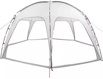 vidaXL Waterproof party tent 5.25 x 5.25 x 2.55 m grey