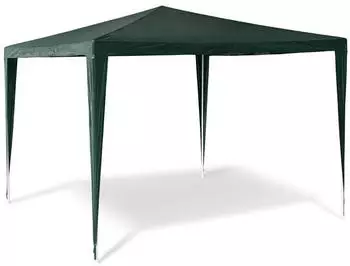 Relaxdays Garden gazebo 3 x 3 x 2.5 m green