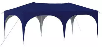 vidaXL Pop-up Partyzelt Blau 575 x 288 x 245 cm Oxford-Stoff ohne Seitenwand (42019879)