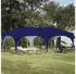 vidaXL Pop-up Partyzelt Blau 575 x 288 x 245 cm Oxford-Stoff ohne Seitenwand (42019879)