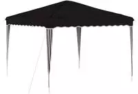 vidaXL Pop-up Partyzelt 288 x 288 x 245 cm Schwarz Oxford-Stoff