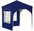 vidaXL Pop-up Partyzelt 192 x 192 x 245 cm Blau mit 2 Seitenwänden (42019824)