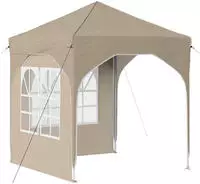 Vidaxl Pop-up Party Tent 192 X 192 X 245 Cm Cream