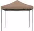 vidaXL Party-Zelt Braun 292 x 292 x 315 cm Oxford-Stoff (42023548)