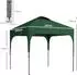 Outsunny Falt-Pavillon 2,5x2,5m UV50+ Höhenverstellbar mit 4 Sandsäcken