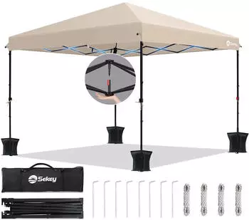 Sekey Pop-Up Faltpavillon 3x3m wasserdicht winterfest (GZ)