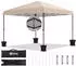 Sekey Pop-Up Faltpavillon 3x3m wasserdicht winterfest (GZ)
