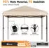 Sekey Pop-Up Faltpavillon 3x3m wasserdicht winterfest (GZ)
