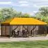 vidaXL Pavillon mit Seitenwänden 6x3m Gelb Polyester und Stahl 190 (190)