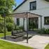 MCW Pergola N93 Aluminium Schiebedach 3x4m UV50+ taupe (MCW-N93)