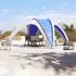 vidaXL Partyzelt Azurblau Wasserdicht (4009546)