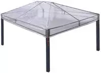 vidaXL Ersatzbezug f&uuml;r Pavillon Transparent 400 x 300 x 32 cm PVC