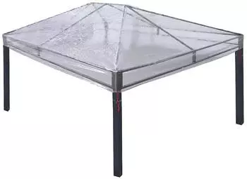 vidaXL Pavillon Ersatzdach Transparent PVC 4x3m Wasserdicht (400x300x32cm)