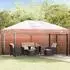 vidaXL Pavillon Ersatzdach Transparent PVC 4x3m Wasserdicht (400x300x32cm)