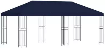 vidaXL Pavillon mit Seitenw&auml;nden 6x3m Polyester Stahl 190 Blau (3375988)