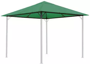 QUICK STAR Nizza Pavillon-Ersatzdach 3x3m 250g/m&sup2; Gr&uuml;n mit L&uuml;ftungsschlitzen (48318)