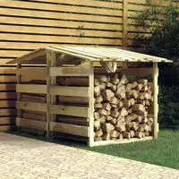 vidaXL Pergola mit Dach 100x90x100 cm Impr&auml;gniertes Kiefernholz