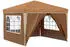 vidaXL Pop-up Partyzelt Beige 288 x 288 x 245 cm Oxford-Stoff mit 4 Seitenwänden (42019771)