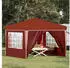 vidaXL Pop-up Partyzelt Terrakotta 288 x 288 x 245 cm Oxford-Stoff mit 4 Seitenwänden (42019776)