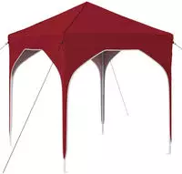 vidaXL Pop-up Partyzelt 194 x 194 x 245 cm Bordeauxrot