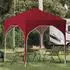 vidaXL Pop-up Partyzelt 194 x 194 x 245 cm Bordeauxrot ohne Seitenwand (42019818)