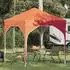 vidaXL Pop-up Partyzelt 194 x 194 x 245 cm Orange ohne Seitenwand (42019822)