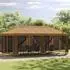 vidaXL Pavillon mit Seitenwänden 6x3m Beige Polyester Stahl 190 (3375982)