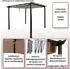 MCW N93 Aluminium Pergola Schiebedach UV50+ 3x3m Taupe (95050)