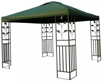 Linder Exclusiv Metallpavillon 3x3m, grün (Metallpavillon 3x3)
