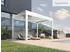 Biohort Pergola 3 x 3,5 m mit Lamellendach 312 x 368 cm weiß/Lamellen silber