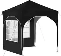 vidaXL Pop-up Partyzelt 192 x 192 x 245 cm Schwarz