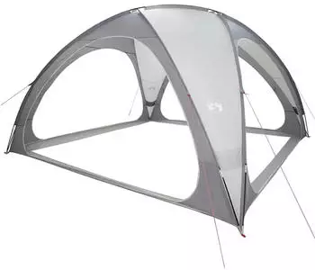 vidaXL Partyzelt 435x435cm Wasserdicht, Grau (4009548)