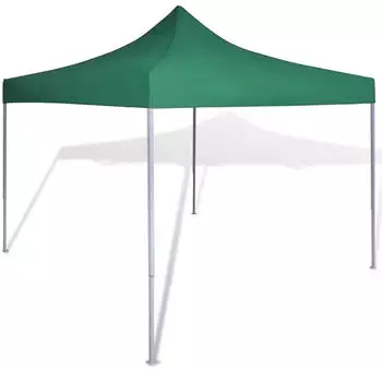 vidaXL Faltbares Pop-Up Partyzelt mit 4 Seitenteilen, Schwarz (4004934)