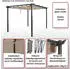 MCW Pergola N93 Aluminium Schiebedach UV50+ 3x4m Grün (MCW-N93)