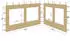 QUICK STAR Pavillon Seitenteile mit Fenster 3x4m Polyester Beige RAL 1001 (48564)